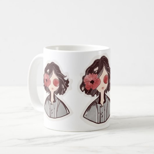 Mystische Bloom-Tasse Kaffeetasse (Vorderseite Links)