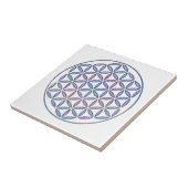 Mystische Blume des Lebens Fliese (Seite)