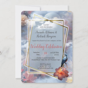 Mystische Blume des übernatürlichen Reiches Einladung