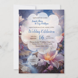 Mystische Blume des übernatürlichen Reiches Einladung