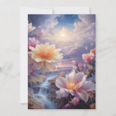 Mystische Blume des übernatürlichen Reiches Einladung (Rückseite)