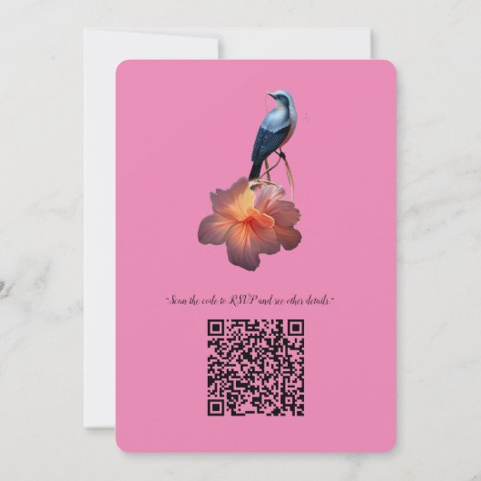 Mystische Blume des übernatürlichen Reiches Einladung (Rückseite)