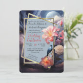 Mystische Blume des übernatürlichen Reiches Einladung (Stehend Vorderseite)