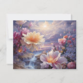 Mystische Blume des übernatürlichen Reiches Einladung (Rückseite)