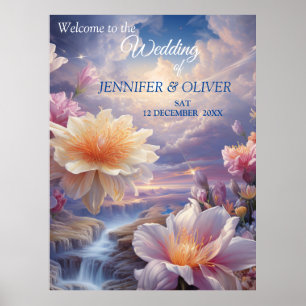 Mystische Blume des übernatürlichen Reiches Poster