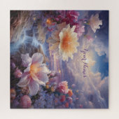 Mystische Blume des übernatürlichen Reiches Puzzle (Horizontal)