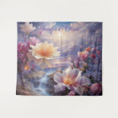 Mystische Blume des übernatürlichen Reiches Wandteppich (Vorderseite (Horizontal))