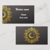 Mystische Blume Visitenkarte (Vorne/Hinten)