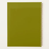 Mystische Bohemische Himmelsmuster Planer (Rückseite)