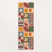 Mystische Bohemische Himmelsmuster Yogamatte (Rückseite)