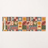 Mystische Bohemische Himmelsmuster Yogamatte (Vorderseite (Horizontal))