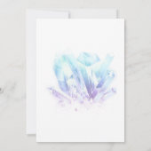 Mystische Boho-Kristallmond-Hochzeit - Merken Sie Save The Date (Rückseite)