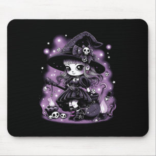 Mystische Charmen Halloween Hexe Graphic Mousepad