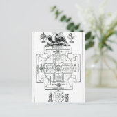 Mystische Darstellung von Solomon Postkarte (Stehend Vorderseite)