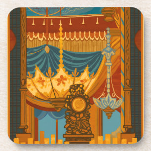 Mystische Deckenwerbung aus Brightons Musikraum Getränkeuntersetzer