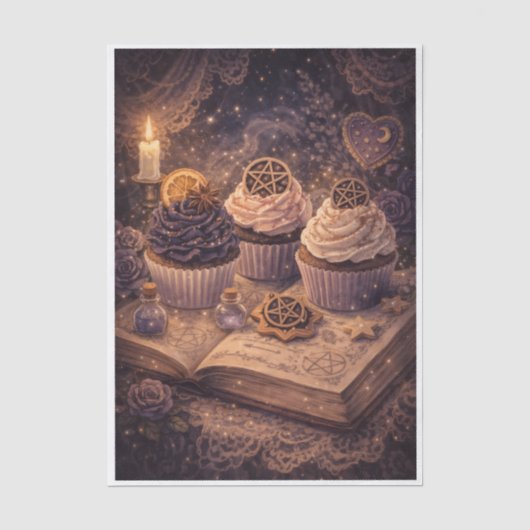Mystische Desserts Seidenpapier (Vorderseite)