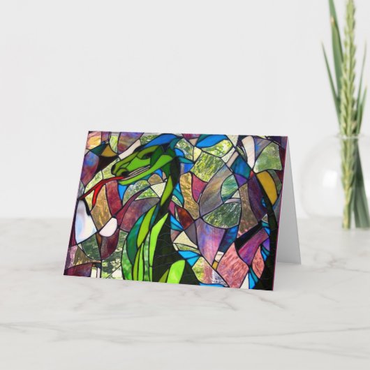 Mystische Drache-Anmerkungs-Karte Karte (Vorderseite)