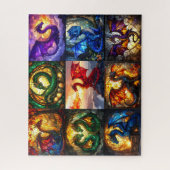 Mystische Drachen Puzzle (Vertikal)