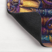 Mystische Drachen-Zauberbücher Mousepad (Ecke)