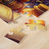 Mystische Drachen-Zauberbücher Puzzle (Seite)