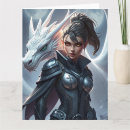 Mystische Drachenkunst Karte