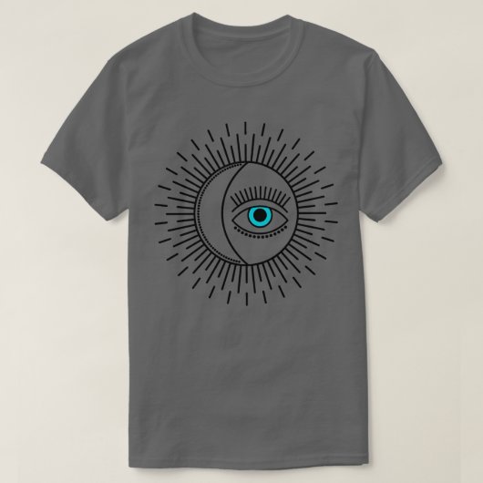 MYSTISCHE DRITTE ODER INNERE AUGENTURQUOISE MIT SO T-Shirt (Design vorne)