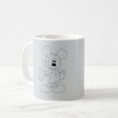 Mystische dunkle abstrakte Kunstdesign | Moderne M Kaffeetasse (Vorderseite Links)