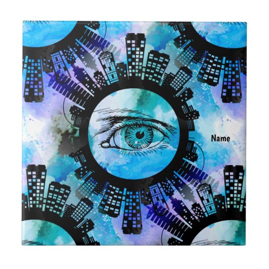 Mystische Eleganz im zeitgenössischen Stil Fliese (Vorderseite)