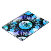 Mystische Eleganz im zeitgenössischen Stil Notizblock (Linke Seite)