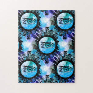 Mystische Eleganz im zeitgenössischen Stil Puzzle