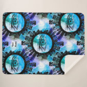 Mystische Eleganz im zeitgenössischen Stil Sherpadecke (Vorderseite (Horizontal))