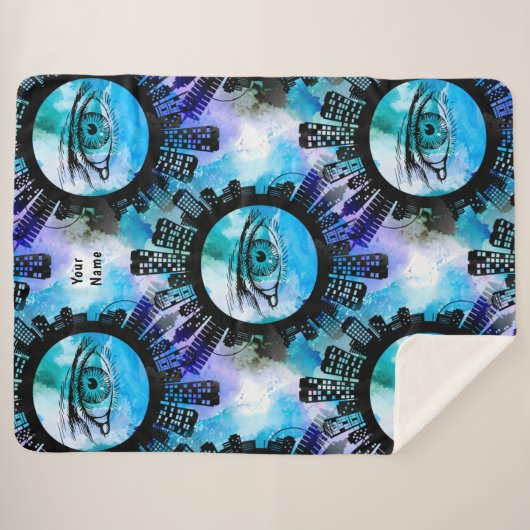 Mystische Eleganz im zeitgenössischen Stil Sherpadecke (Vorderseite (Horizontal))