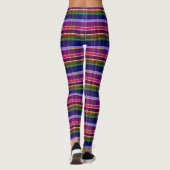 Mystische Elemente Kariert MM Leggings (Rückseite)