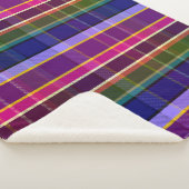 Mystische Elemente Kariert MM Sherpadecke (3/4)