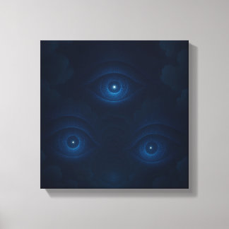 Mystische Energie-Augen-Leinwand-Wandkunst Leinwanddruck