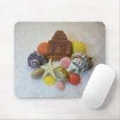 Mystische EnergieSeashells und Starfish Mausepad Mousepad (Mit Mouse)