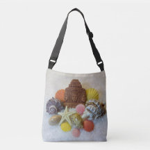 Mystische EnergieSeashells und Starfish-Quertasche