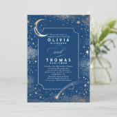 Mystische Engagement-Partei für den Starry Night M Einladung (Stehend Vorderseite)