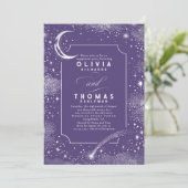 Mystische Engagement-Partei für den Starry Night M Einladung (Stehend Vorderseite)