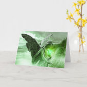 Mystische Engels-Lyme-Borreliose-Stützfreund-Karte Karte (Gelbe Blume)