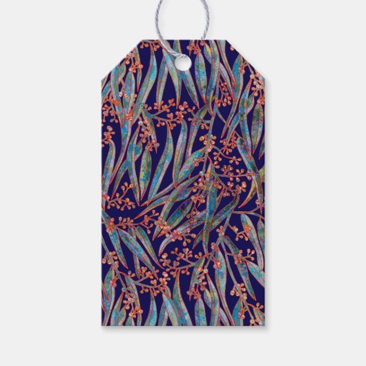 Mystische Eukalyptus-Gift-Tags Geschenkanhänger (Vorderseite)