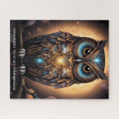 Mystische Eule des Lichts Puzzle (Horizontal)