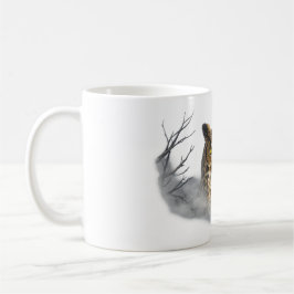 Mystische Eule im Nebel Tasse – Mondbeschienene Wa