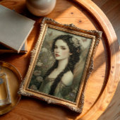 Mystische Faibe mit Blütenkrone und Schmetterlinge Seidenpapier