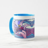 Mystische Faibe mit Tasse der Blume (Vorderseite Links)