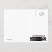 Mystische Fantasie Kunst der Fairy and Dragonfly Postkarte (Rückseite)