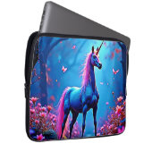 Mystische Fantasy-Einhorn-Kunst Laptopschutzhülle (Vorne Rechts)