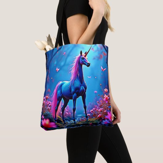 Mystische Fantasy-Einhorn-Kunst Tasche (Von Nahem)