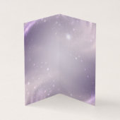 Mystische Fee mit Violett-Rose | Dankeskarte (Innenseite)