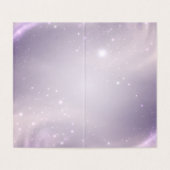 Mystische Fee mit Violett-Rose | Dankeskarte (Innenseite Aufgefaltet)